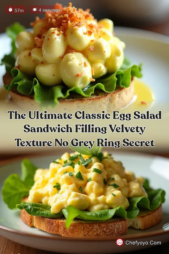 The Ultimate Classic Egg Salad Sandwich Filling Velvety Texture No Grey Ring Secret