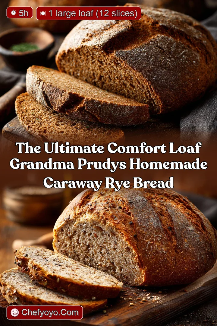 The Ultimate Comfort Loaf Grandma Prudys Homemade Caraway Rye Bread