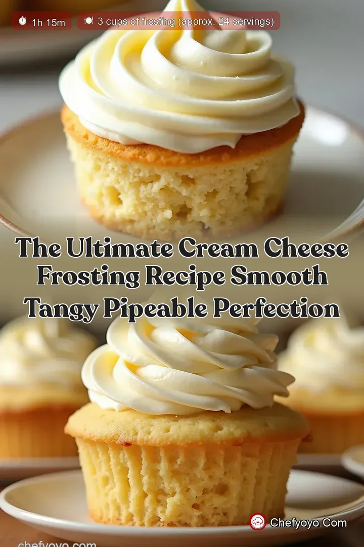 The Ultimate Cream Cheese Frosting Recipe Smooth Tangy Pipeable Perfection