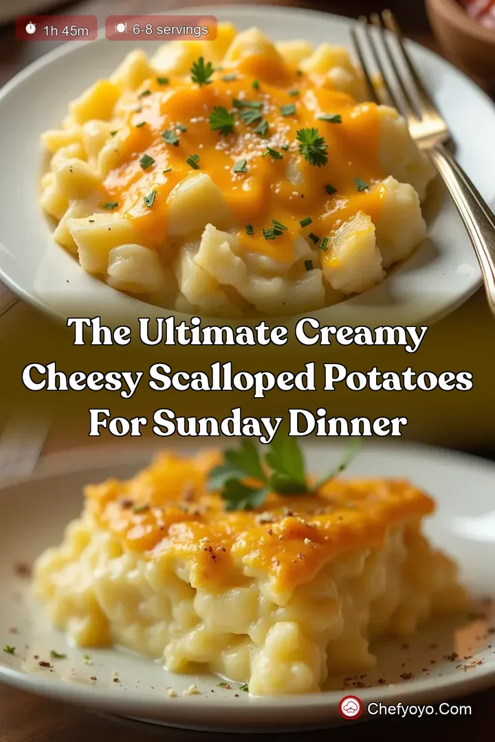The Ultimate Creamy Cheesy Scalloped Potatoes for Sunday Dinner