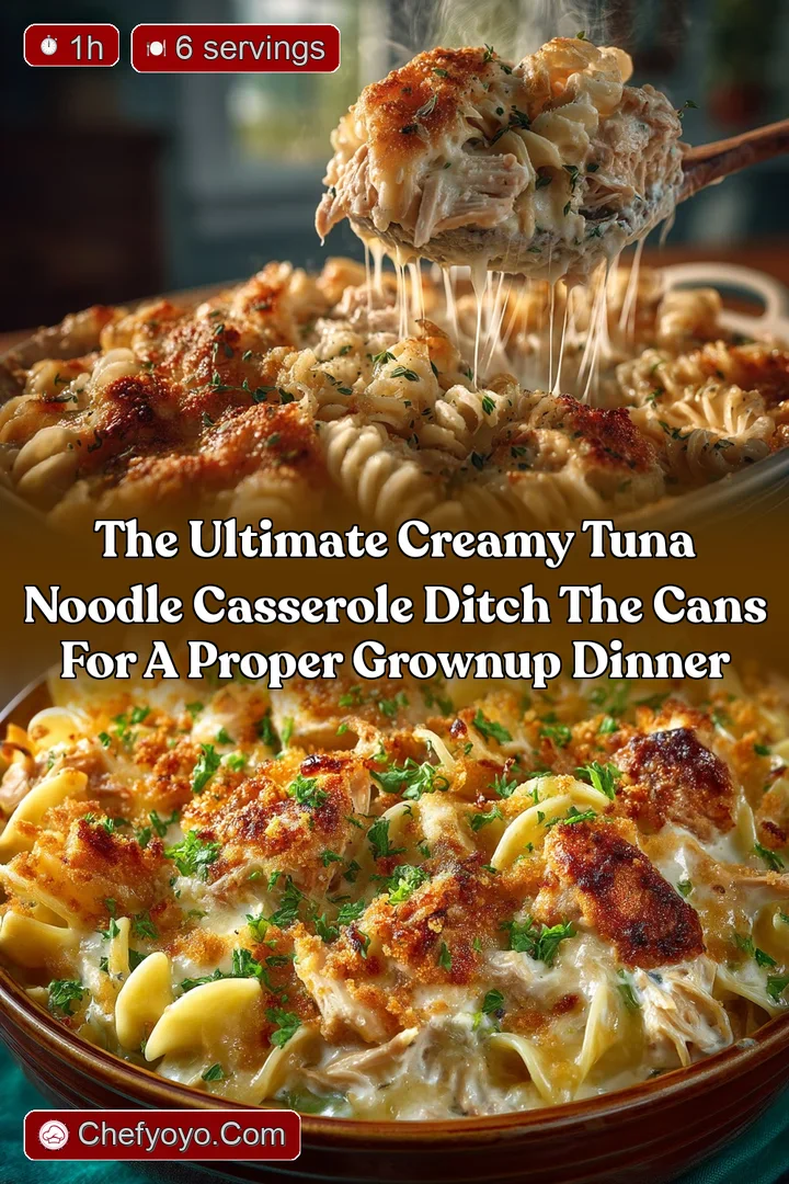 The Ultimate Creamy Tuna Noodle Casserole Ditch the Cans for a Proper GrownUp Dinner