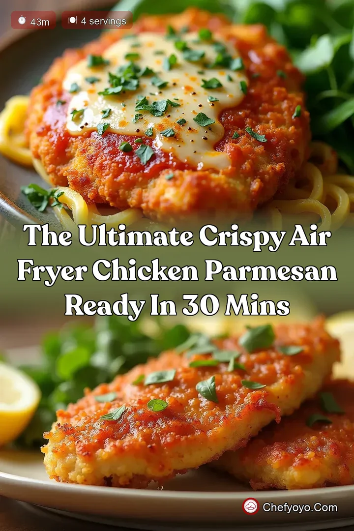 The Ultimate Crispy Air Fryer Chicken Parmesan Ready in 30 Mins