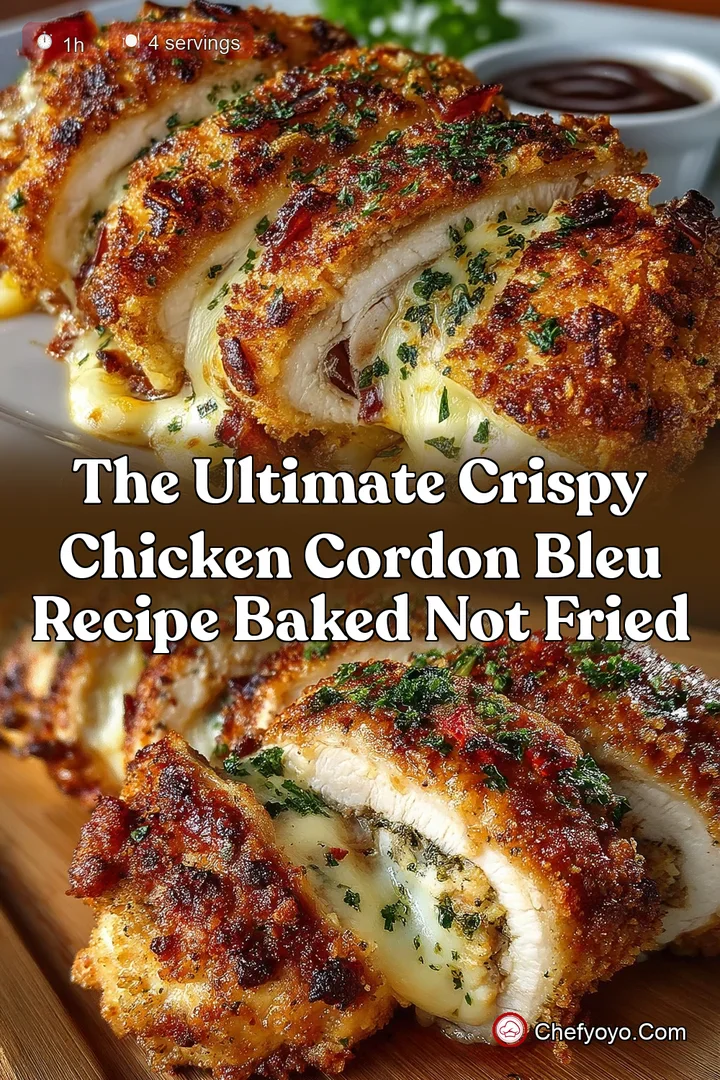 The Ultimate Crispy Chicken Cordon Bleu Recipe Baked Not Fried