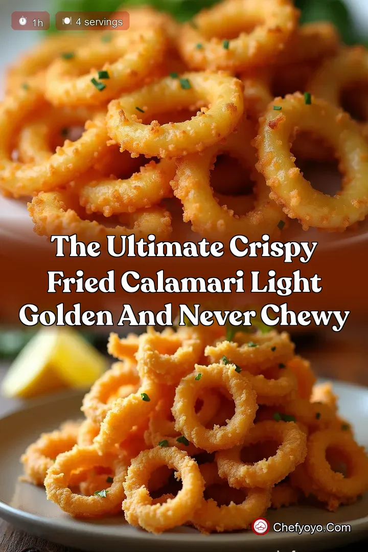 The Ultimate Crispy Fried Calamari Light Golden and Never Chewy