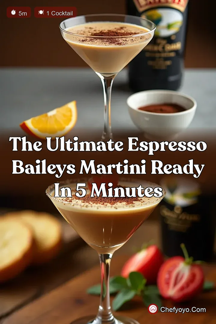 The Ultimate Espresso Baileys Martini Ready in 5 Minutes