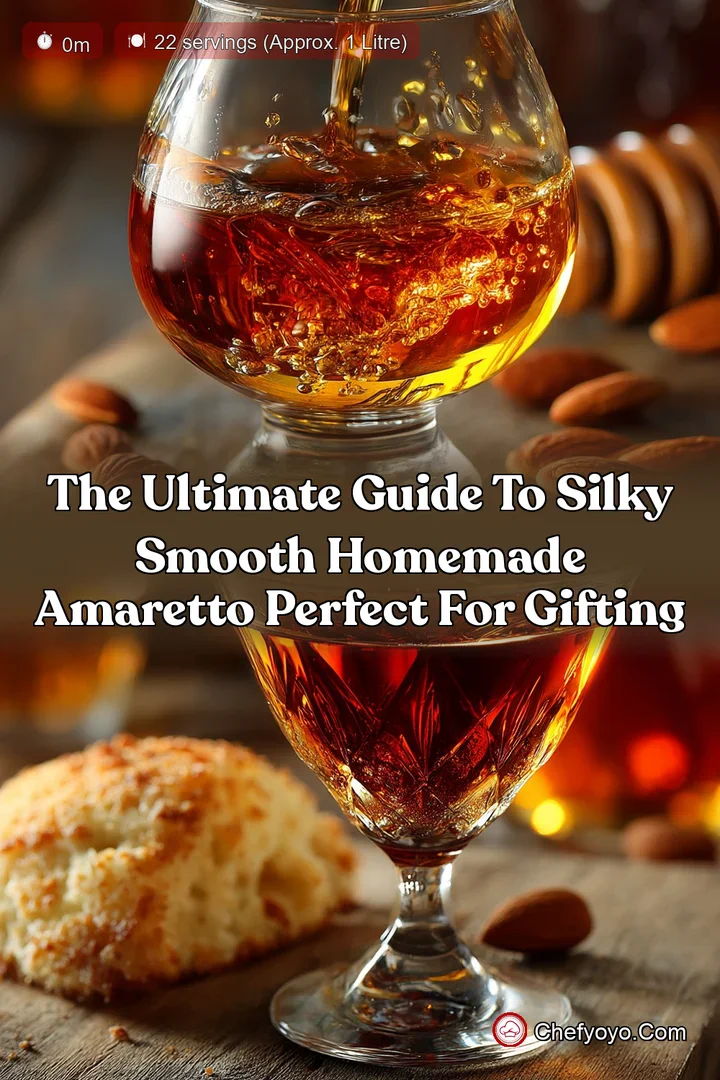 The Ultimate Guide to Silky Smooth Homemade Amaretto Perfect for Gifting