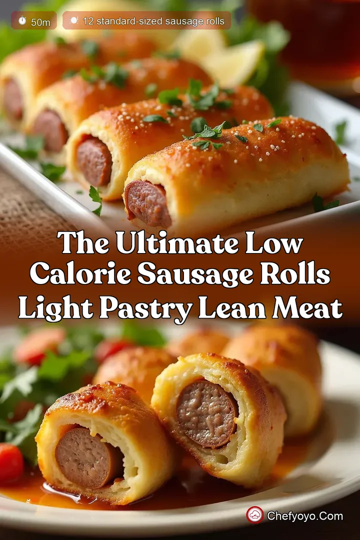 The Ultimate Low Calorie Sausage Rolls Light Pastry Lean Meat