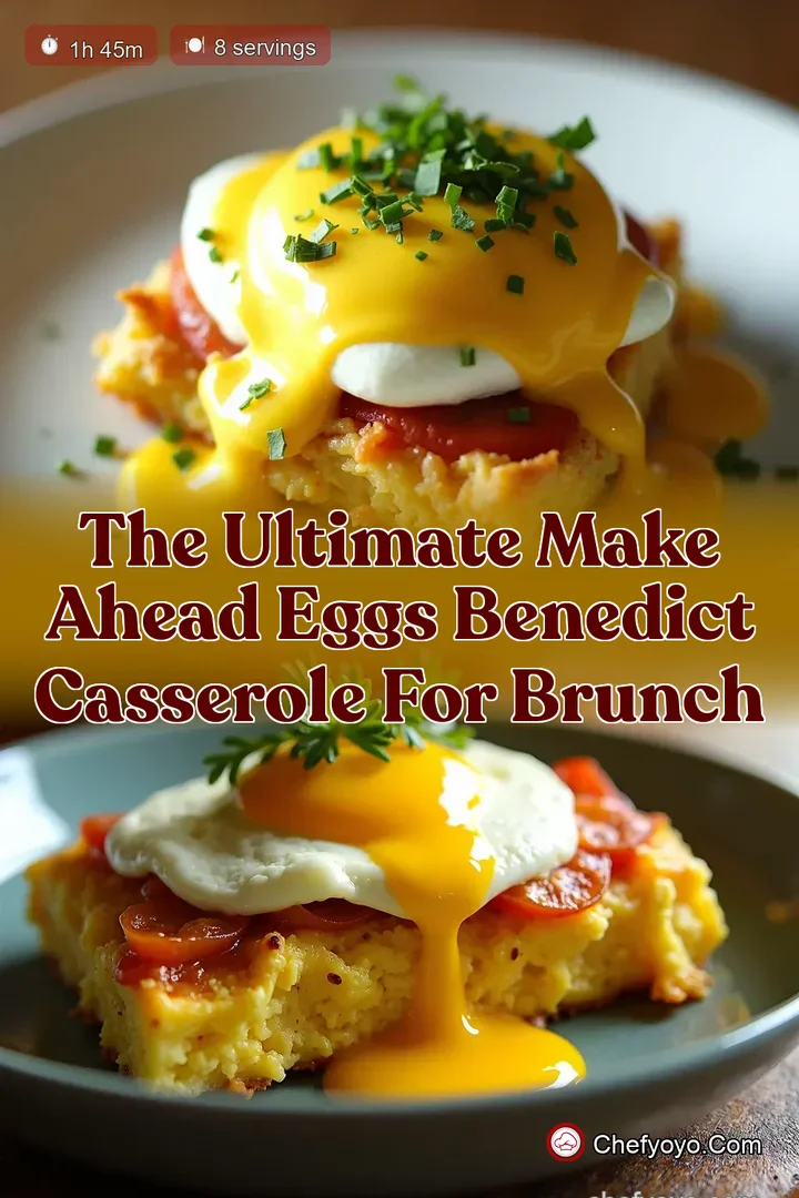 The Ultimate Make Ahead Eggs Benedict Casserole for Brunch