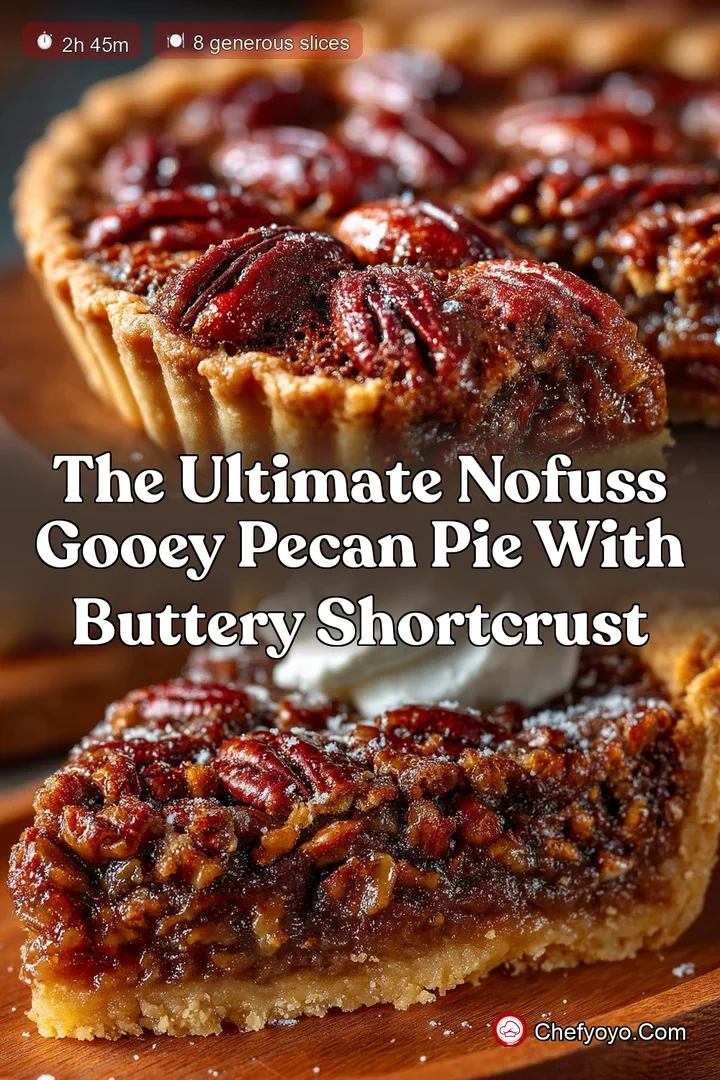 The Ultimate NoFuss Gooey Pecan Pie with Buttery Shortcrust