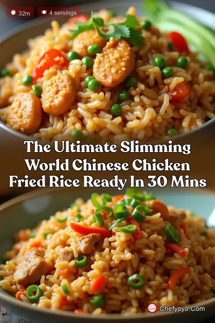 The Ultimate Slimming World Chinese Chicken Fried Rice Ready in 30 Mins