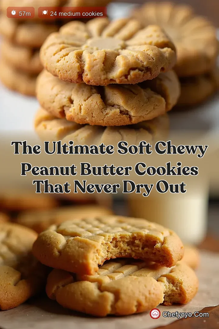 The Ultimate Soft Chewy Peanut Butter Cookies That Never Dry Out