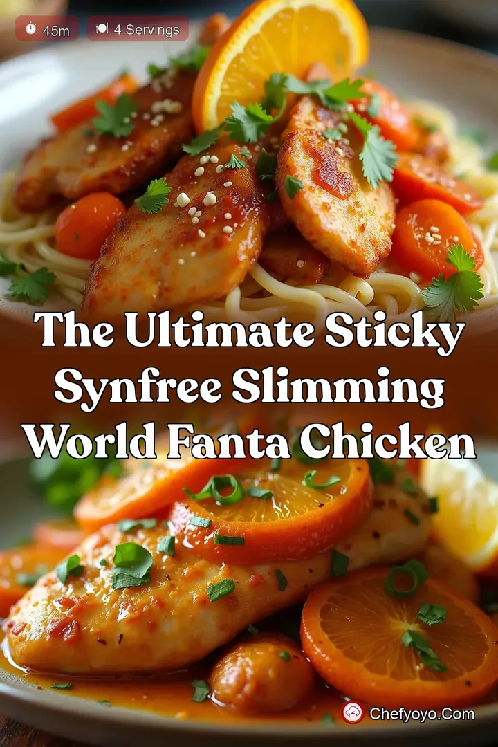 The Ultimate Sticky SynFree Slimming World Fanta Chicken