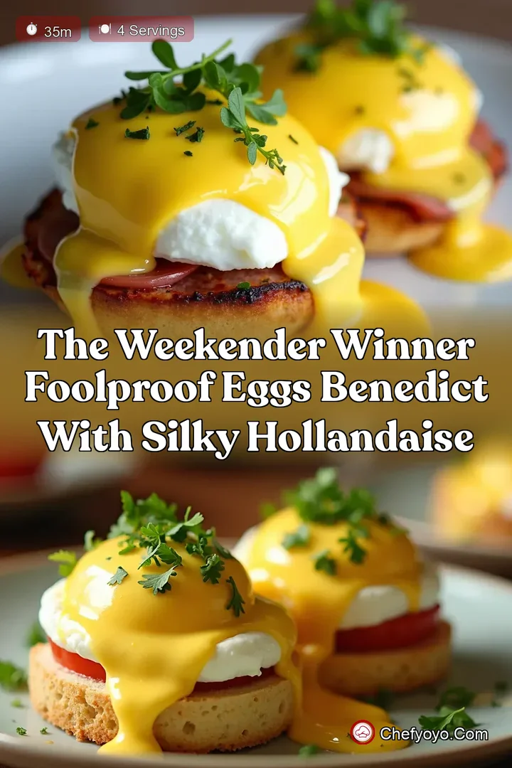 The Weekender Winner Foolproof Eggs Benedict with Silky Hollandaise