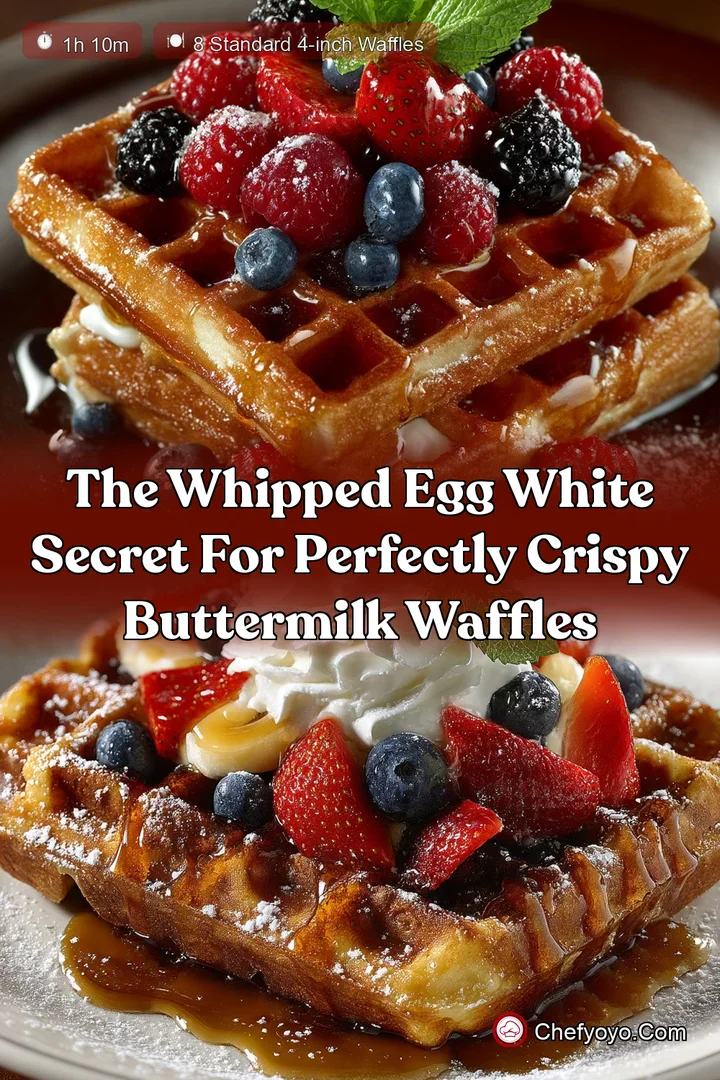 The Whipped Egg White Secret for Perfectly Crispy Buttermilk Waffles