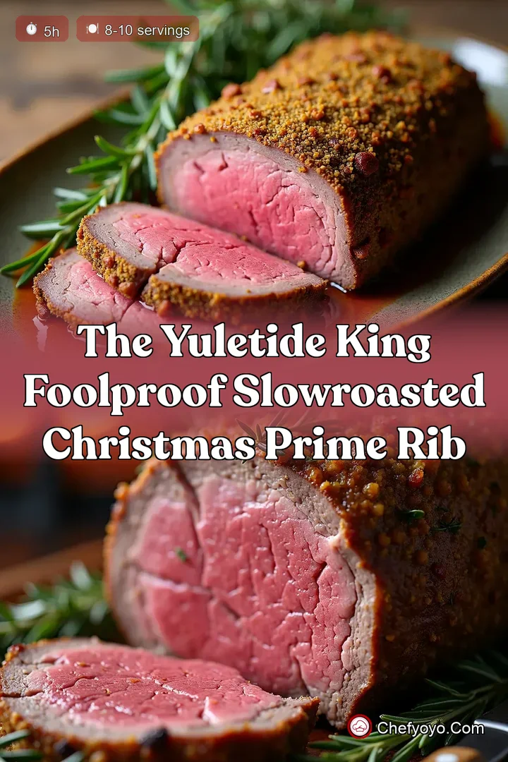 The Yuletide King Foolproof SlowRoasted Christmas Prime Rib