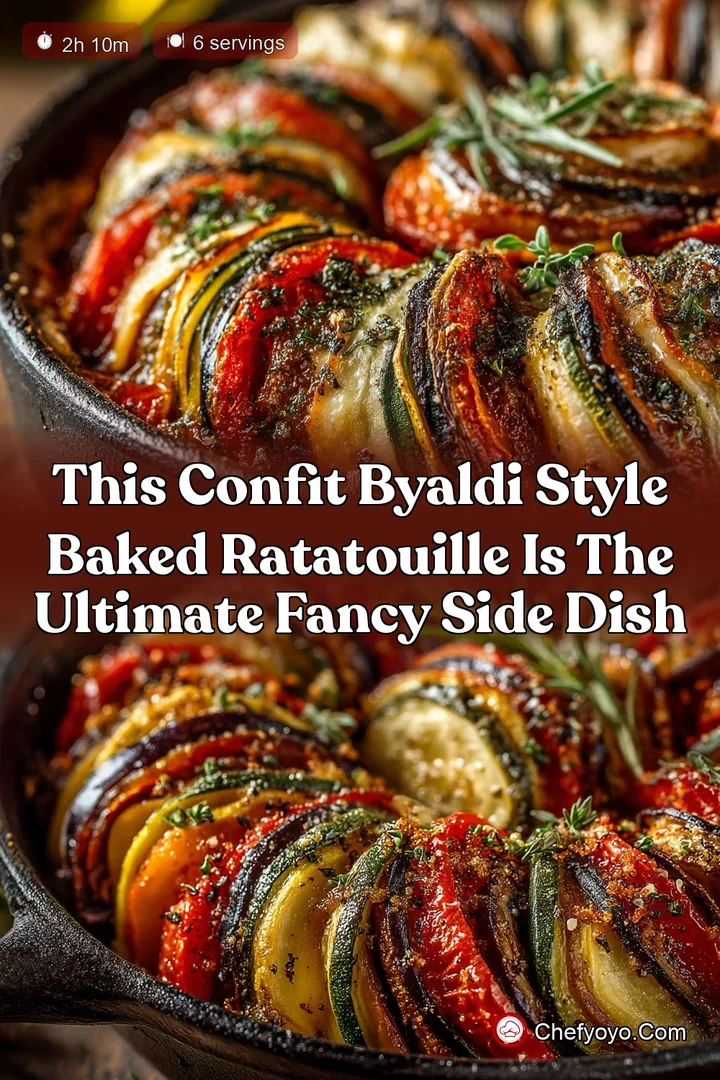 This Confit Byaldi Style Baked Ratatouille Is The Ultimate Fancy Side Dish
