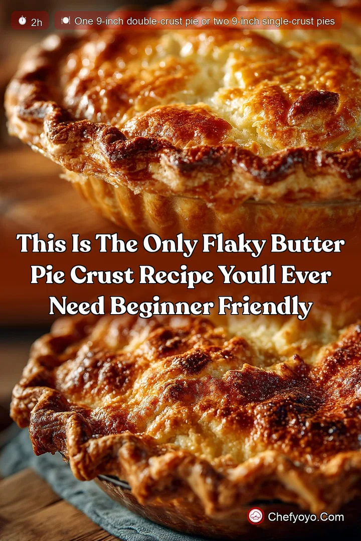 This is the Only Flaky Butter Pie Crust Recipe Youll Ever Need Beginner Friendly