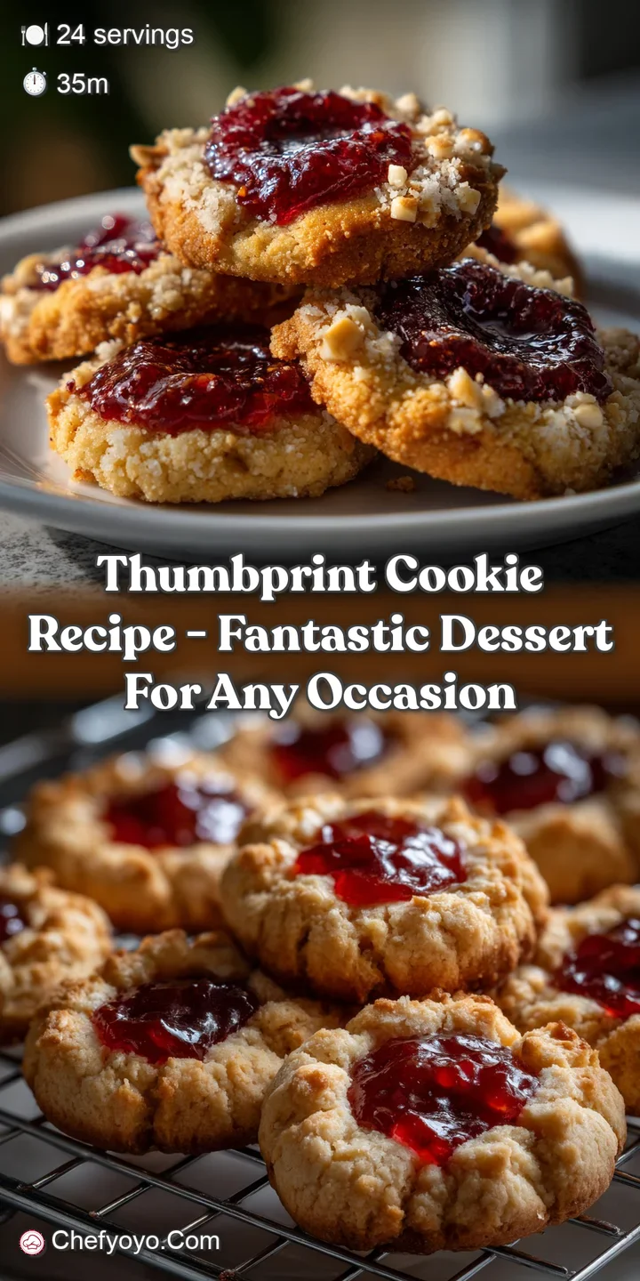 thumbprint cookie recipe - Fantastic Dessert for Any Occasion