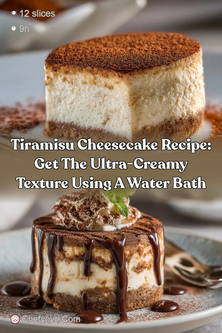Tiramisu Cheesecake Recipe: Get the Ultra-Creamy Texture Using a Water Bath