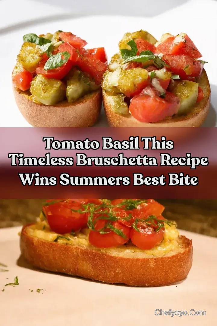Tomato Basil This Timeless Bruschetta Recipe Wins Summers Best Bite