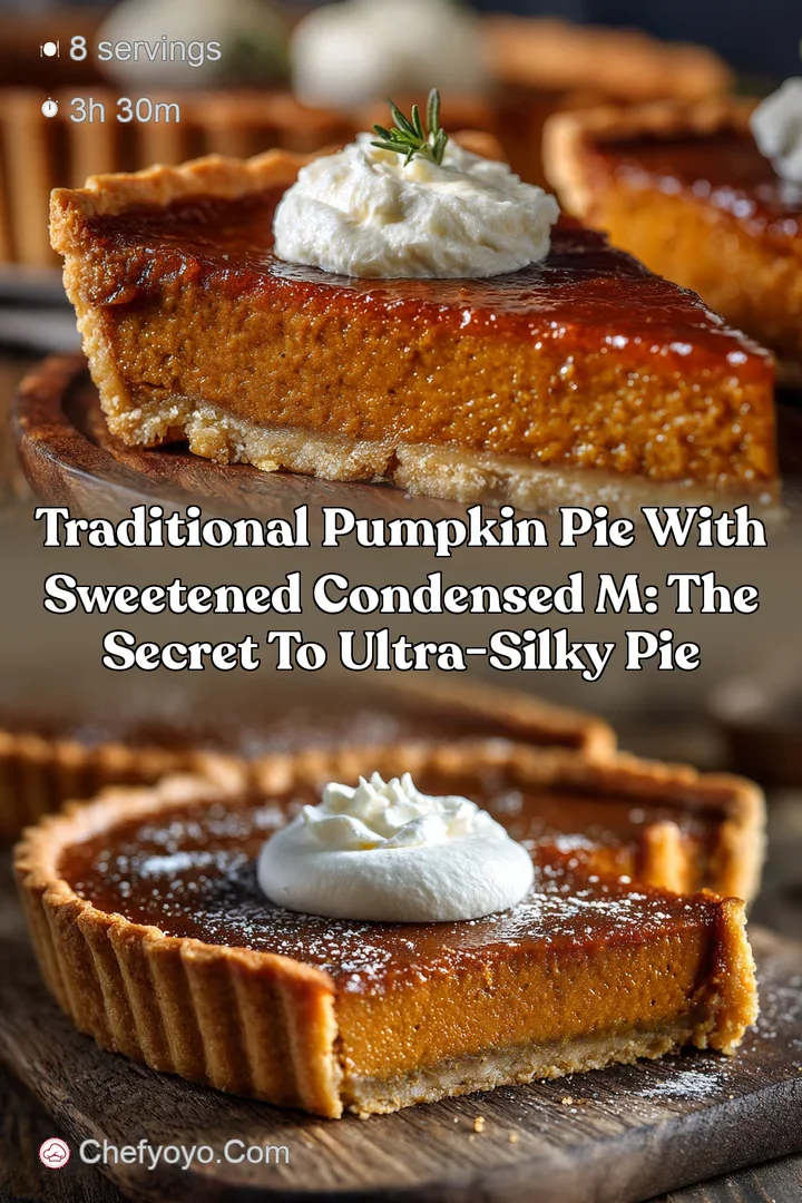 Traditional Pumpkin Pie With Sweetened Condensed M: The Secret to Ultra-Silky Pie