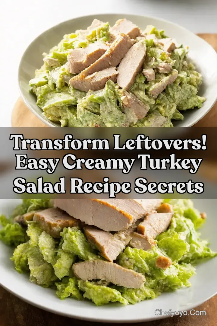 Transform Leftovers! Easy Creamy Turkey Salad Recipe Secrets : PIN FOR LATER Transform Leftovers! Easy Creamy Turkey Salad Recipe Secrets