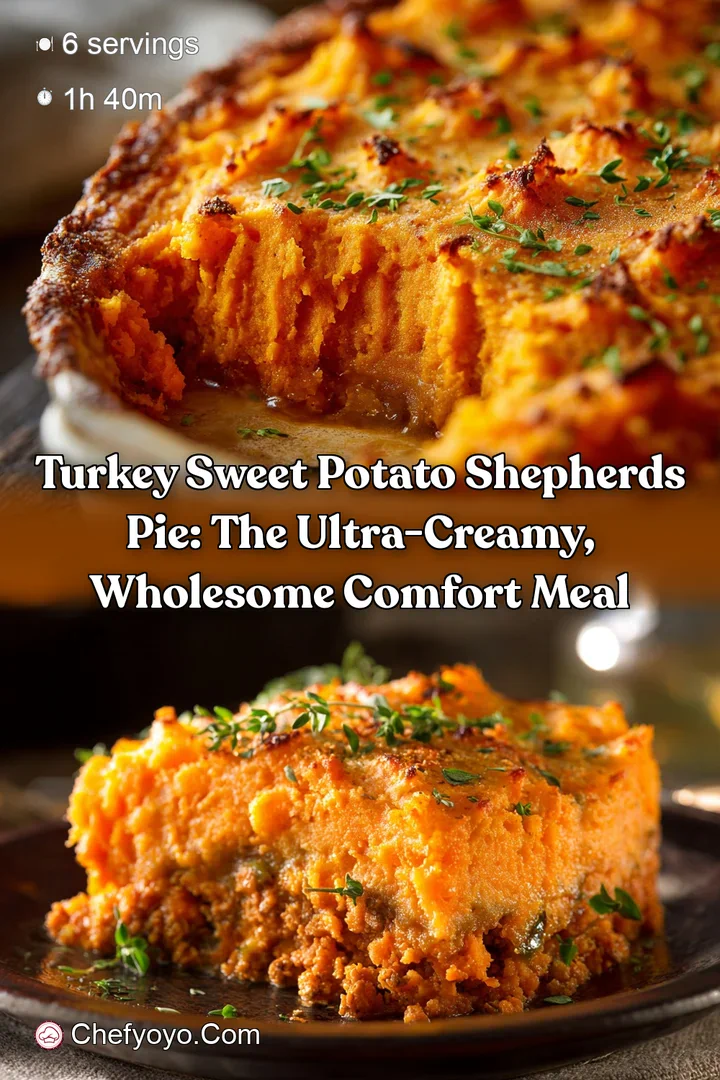 Turkey Sweet Potato Shepherds Pie: The Ultra-Creamy Wholesome Comfort Meal
