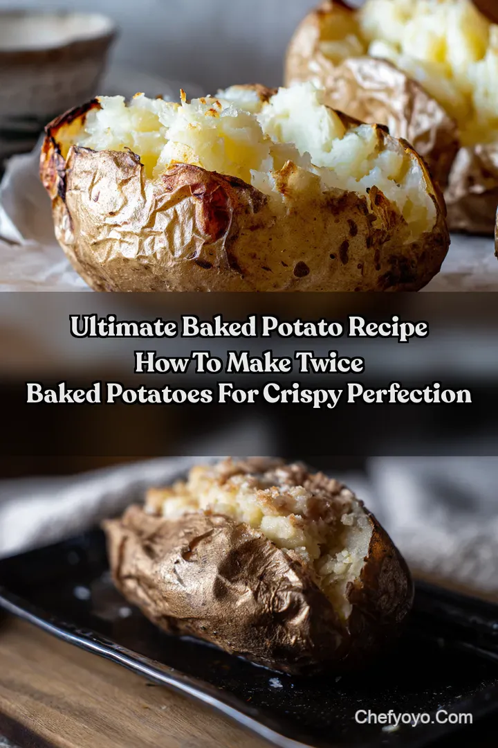 Ultimate Baked Potato Recipe How to Make Twice Baked Potatoes for Crispy Perfection
