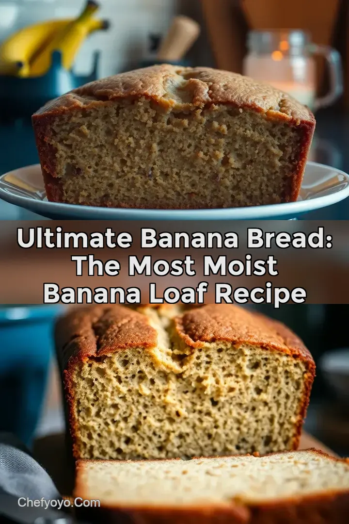 Ultimate Banana Bread: The Most Moist Banana Loaf Recipe