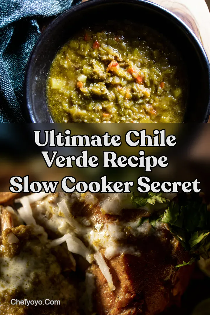 Ultimate Chile Verde Recipe Slow Cooker Secret : PIN FOR LATER Ultimate Chile Verde Recipe Slow Cooker Secret