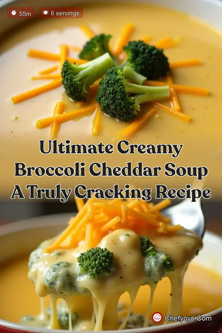 Ultimate Creamy Broccoli Cheddar Soup A Truly Cracking Recipe