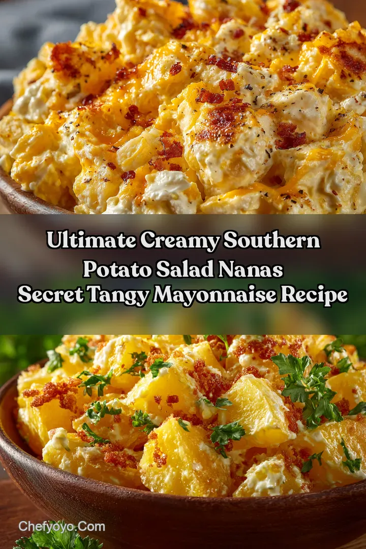 Ultimate Creamy Southern Potato Salad Nanas Secret Tangy Mayonnaise Recipe