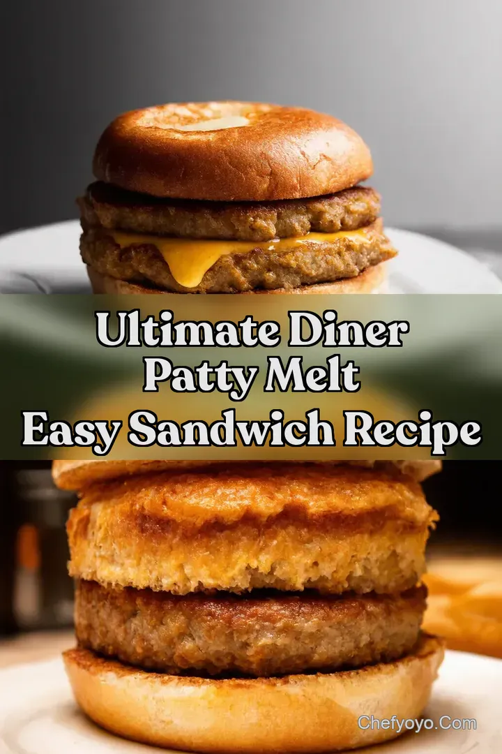 Ultimate Diner Patty Melt Easy Sandwich Recipe
