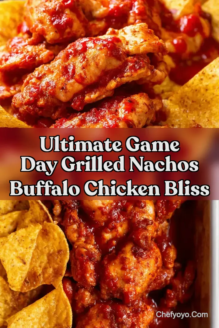 Ultimate Game Day Grilled Nachos Buffalo Chicken Bliss