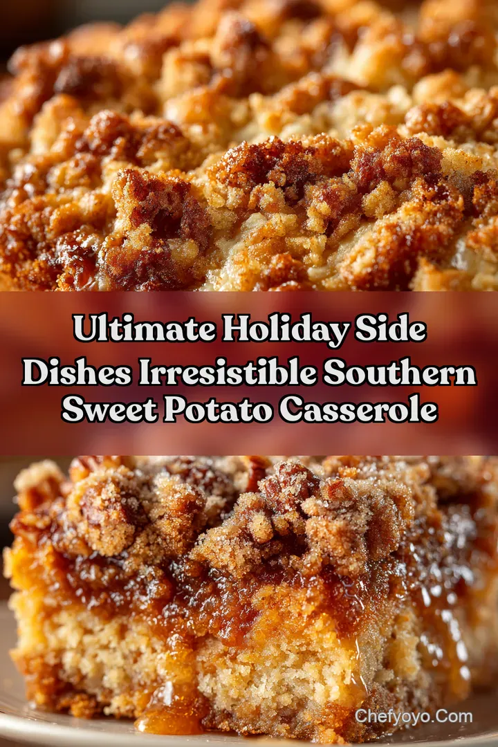Ultimate Holiday Side Dishes Irresistible Southern Sweet Potato Casserole
