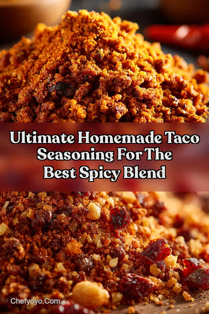 Ultimate Homemade Taco Seasoning for The Best Spicy Blend