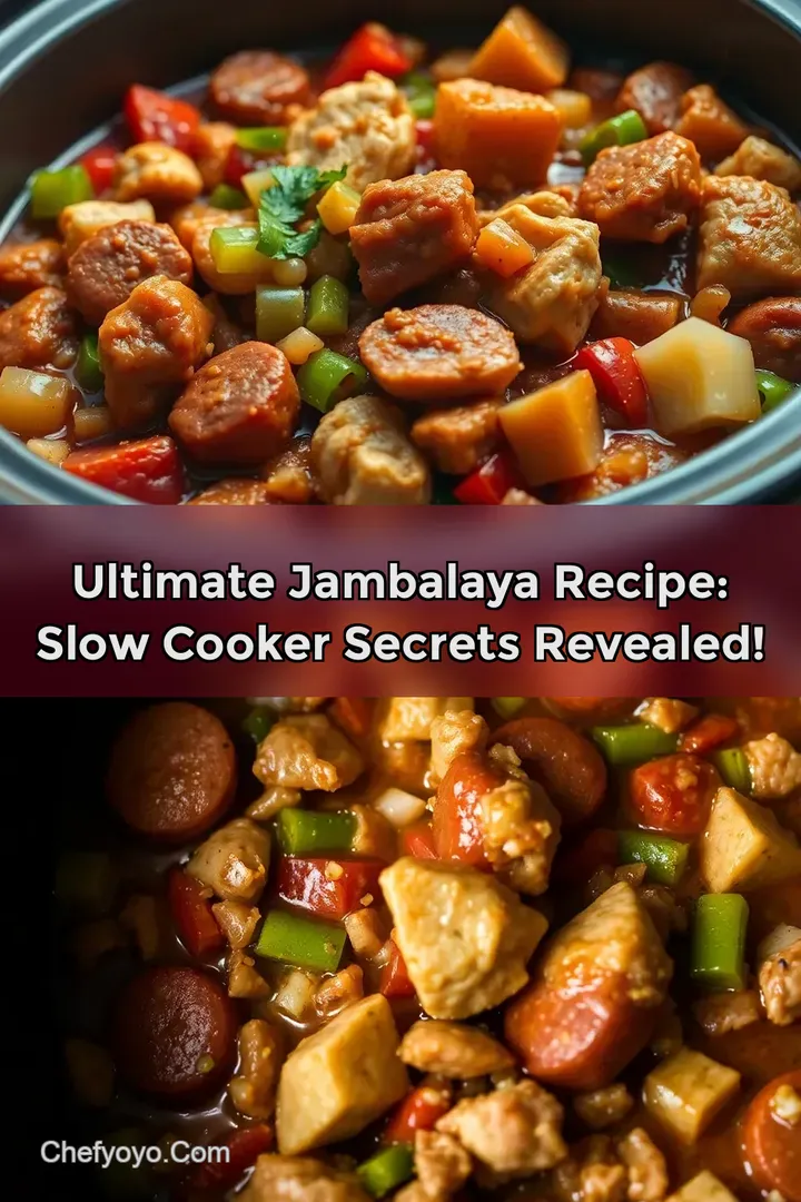 Ultimate Jambalaya Recipe: Slow Cooker Secrets Revealed!