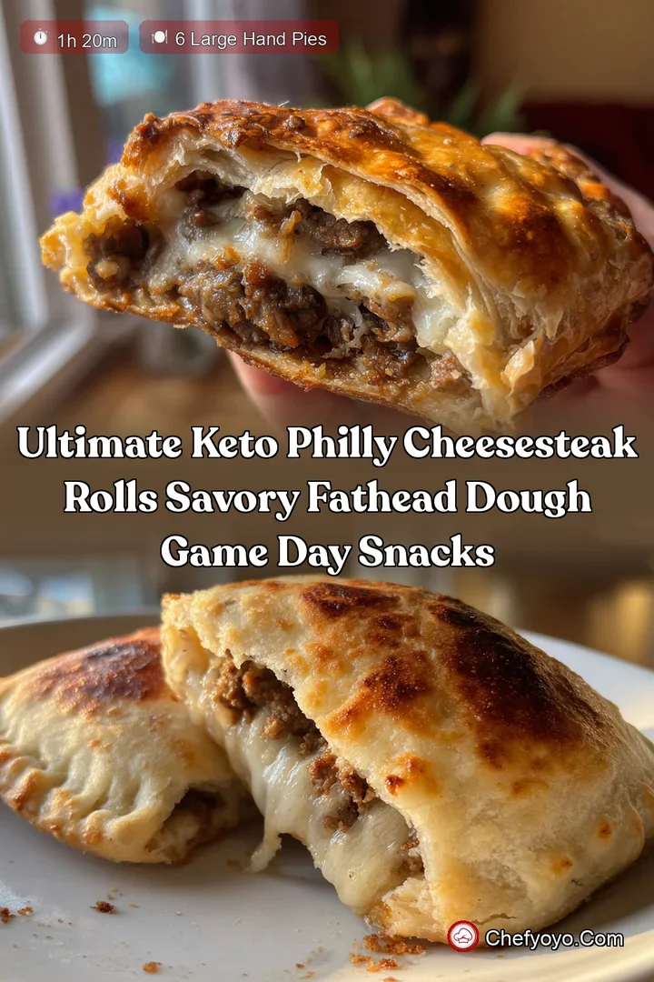 Ultimate Keto Philly Cheesesteak Rolls Savory Fathead Dough Game Day Snacks