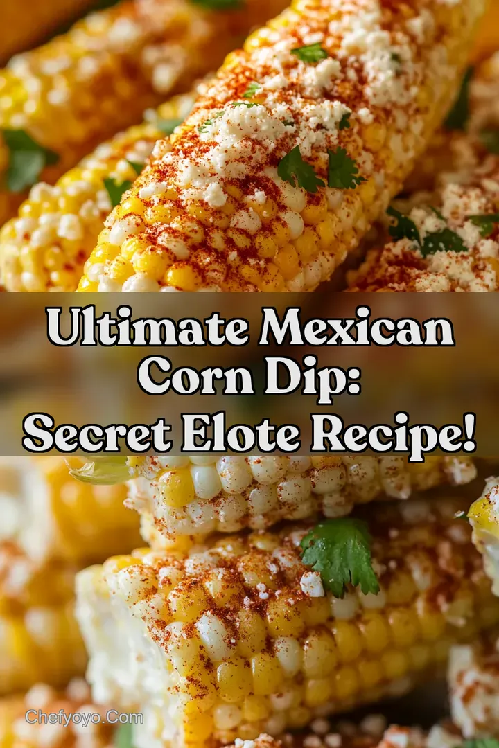Ultimate Mexican Corn Dip: Secret Elote Recipe!