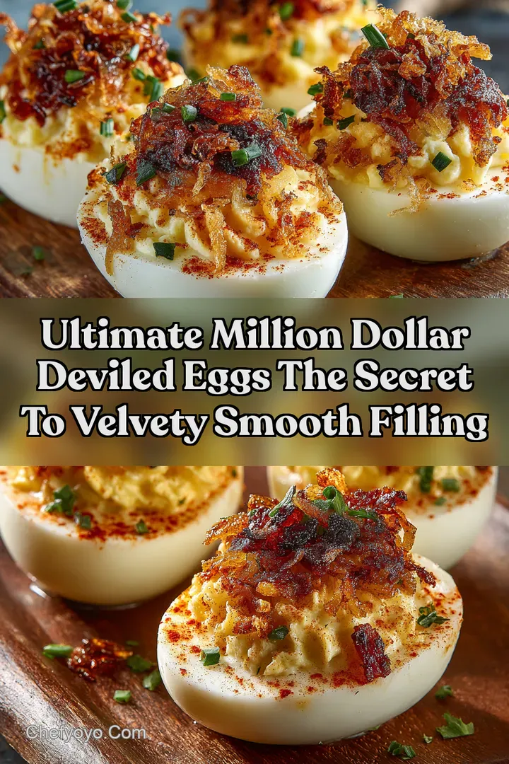 Ultimate Million Dollar Deviled Eggs The Secret to Velvety Smooth Filling