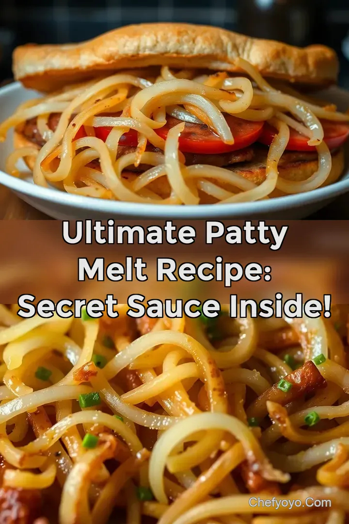 Ultimate Patty Melt Recipe: Secret Sauce Inside!