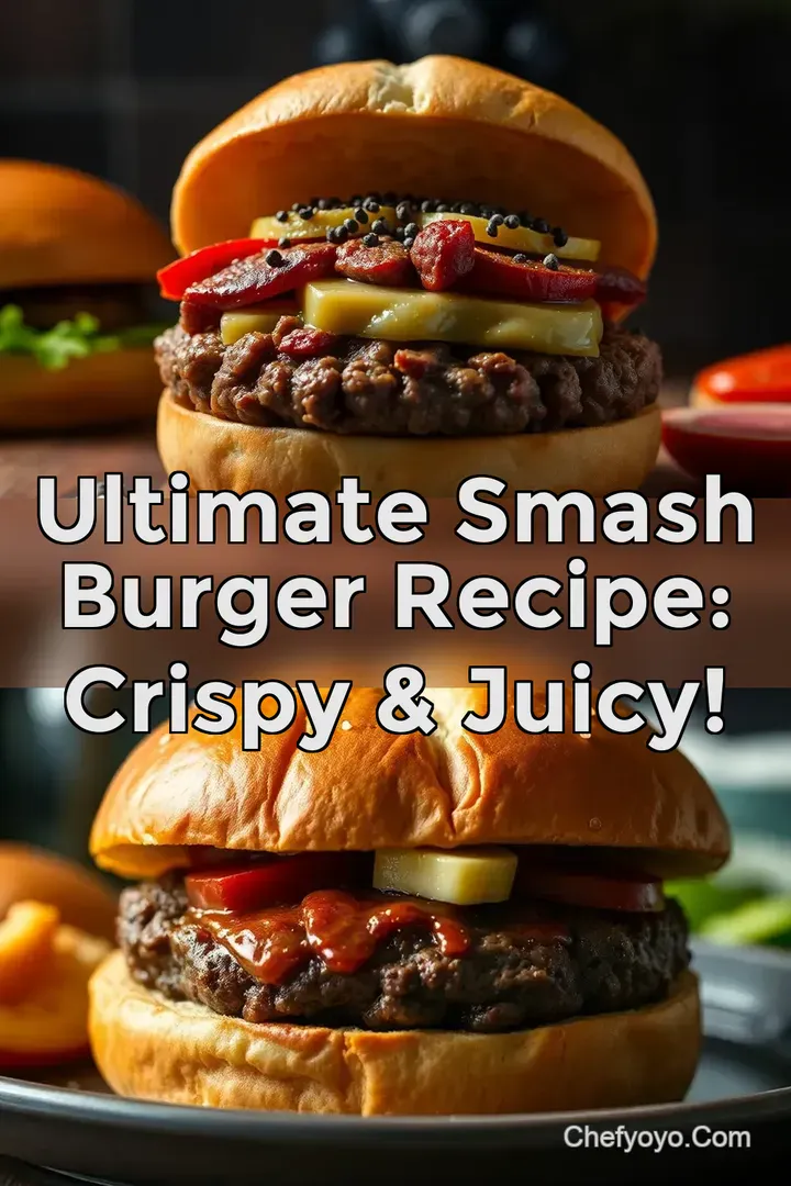 Ultimate smash burger recipe: Crispy &amp Juicy!