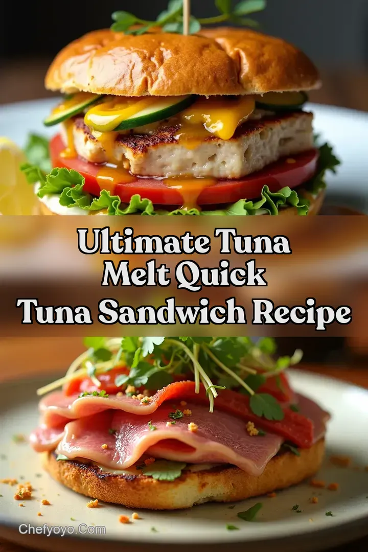 Ultimate Tuna Melt Quick Tuna Sandwich Recipe