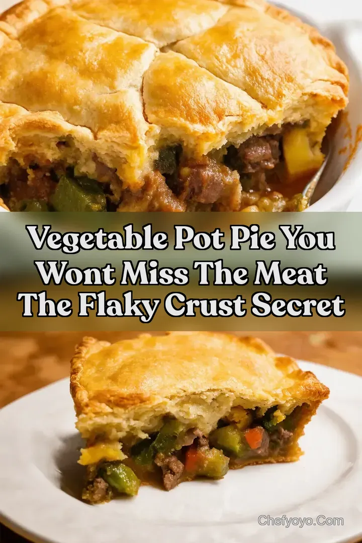 Vegetable Pot Pie You Wont Miss the Meat The Flaky Crust Secret