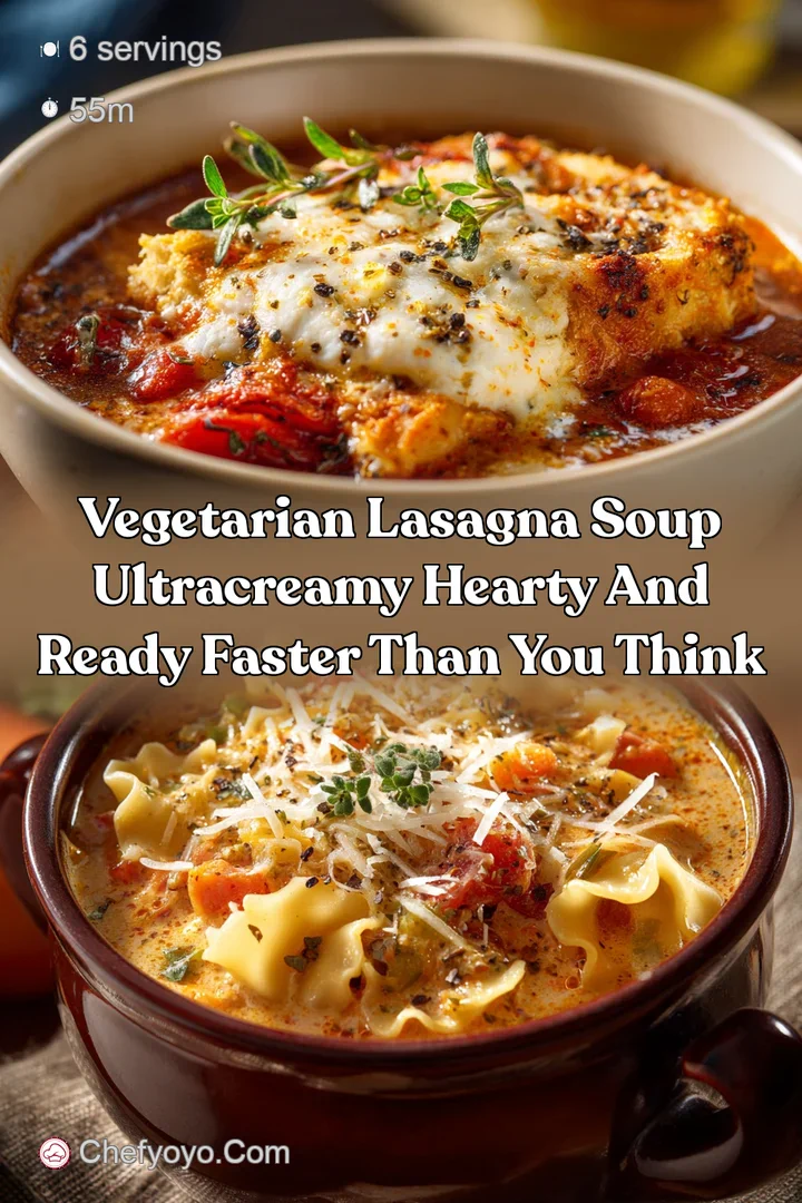 Vegetarian Lasagna Soup UltraCreamy Hearty and Ready Faster Than You Think