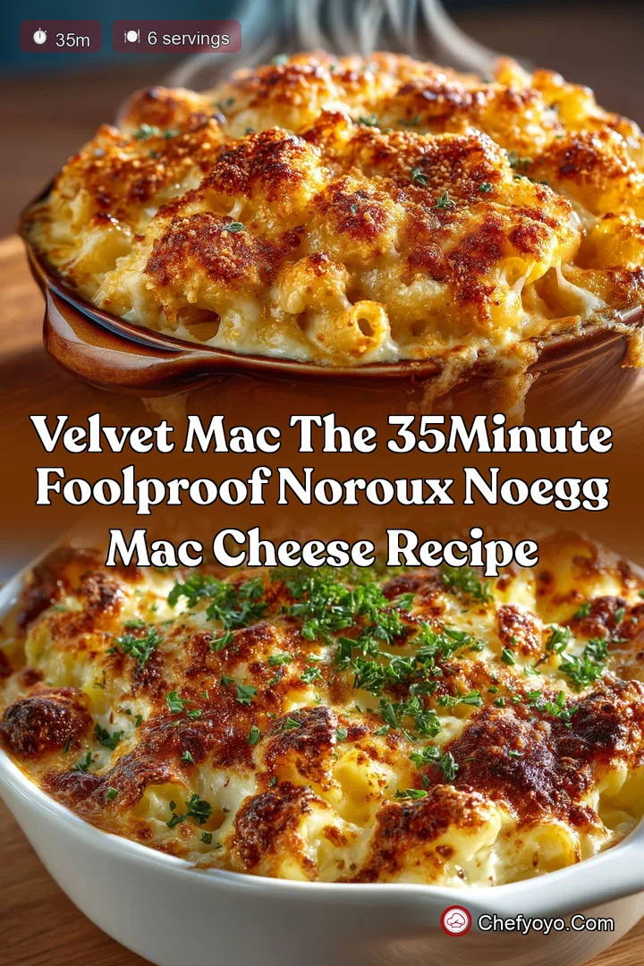 Velvet Mac The 35Minute Foolproof NoRoux NoEgg Mac Cheese Recipe