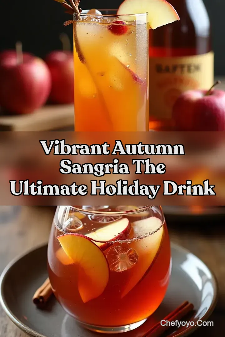Vibrant Autumn Sangria The Ultimate Holiday Drink