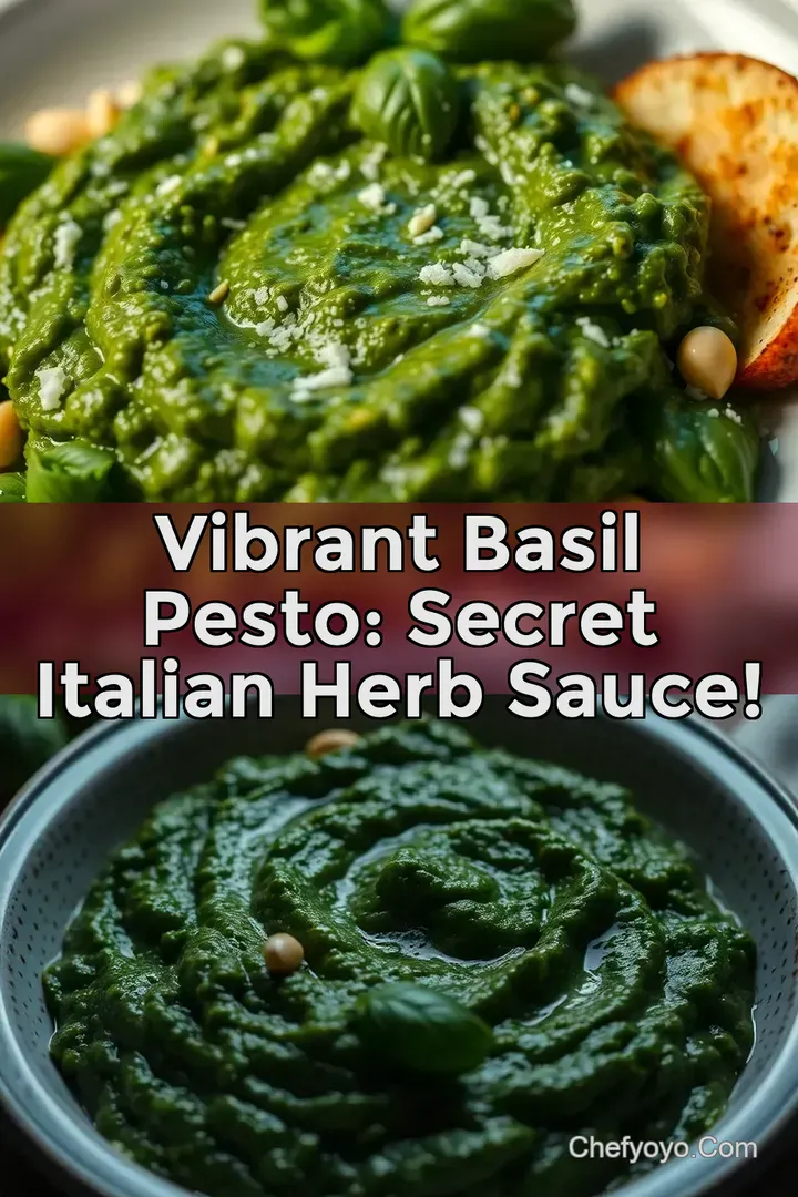 Vibrant Basil Pesto: Secret Italian Herb Sauce!