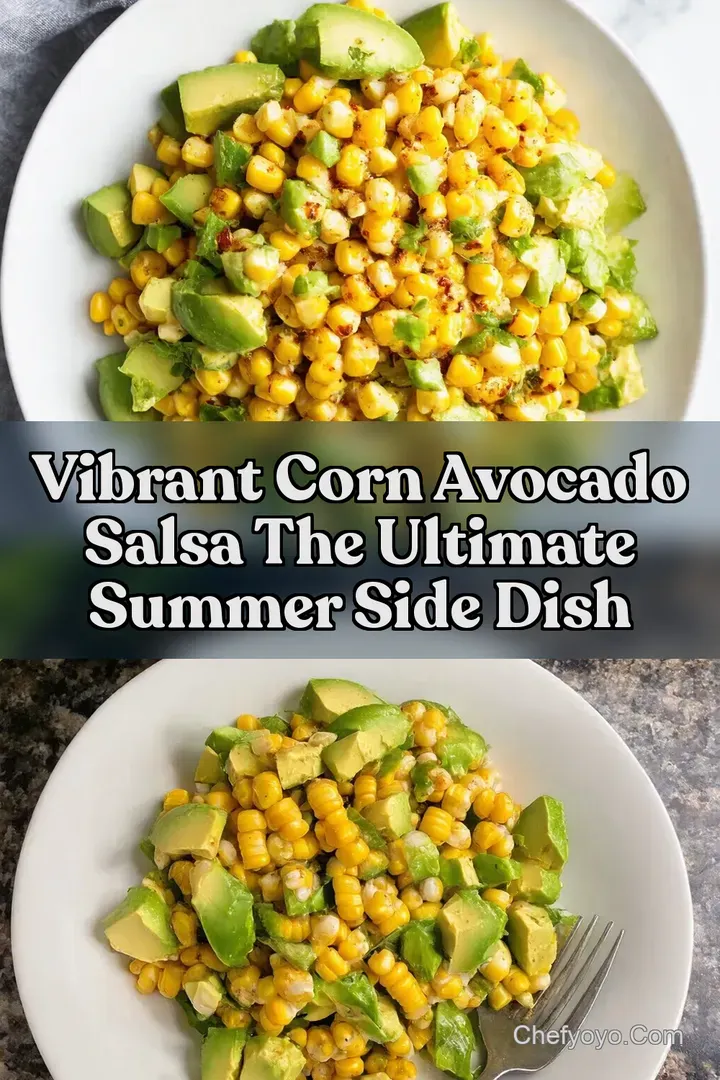 Vibrant Corn Avocado Salsa The Ultimate Summer Side Dish