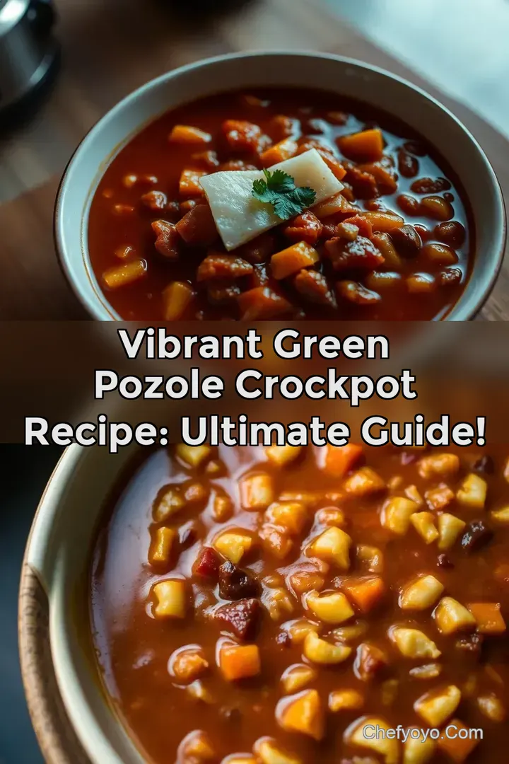 Vibrant Green Pozole Crockpot Recipe: Ultimate Guide!